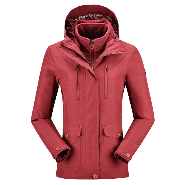 OEM nylon waterproof breathable women's waterproof jacket