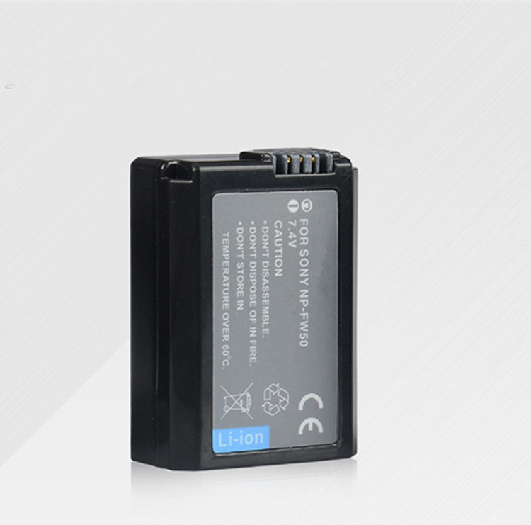 Аккумулятор камеры 7,4 V литий-ионный аккумулятор 1400mAh NP-FW50