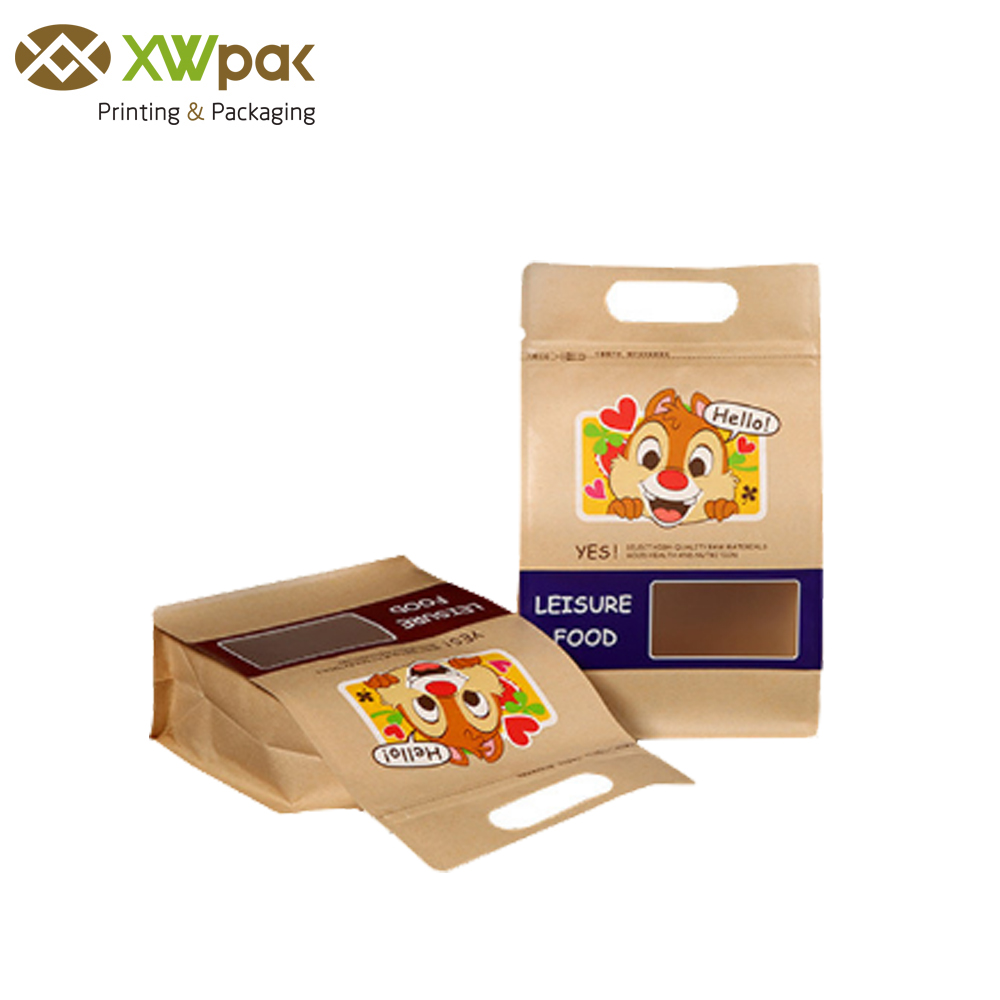 Factory Hot Sales Coffee Kraft Paper Bag Custom Print
