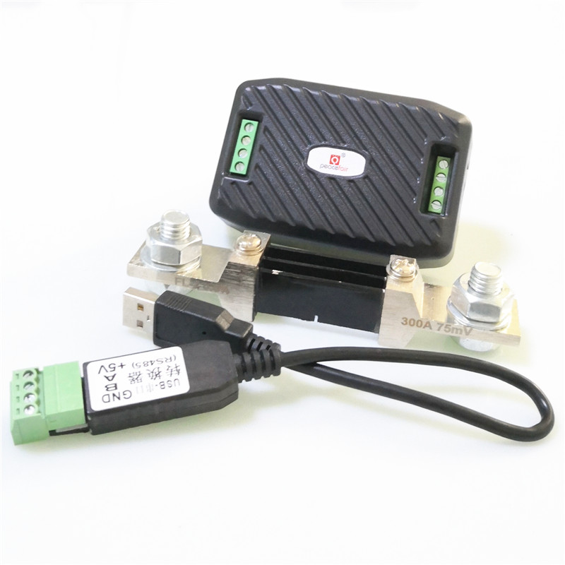Peacefair PZEM-017 300V 300A шунта + USB кабель автомобильный Вольтметр постоянного тока Амперметр переменного тока RS485 Modbus