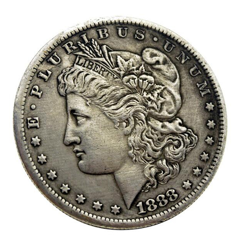 Inventory1888 Морган американский Серебряный доллар Монета памятная монета