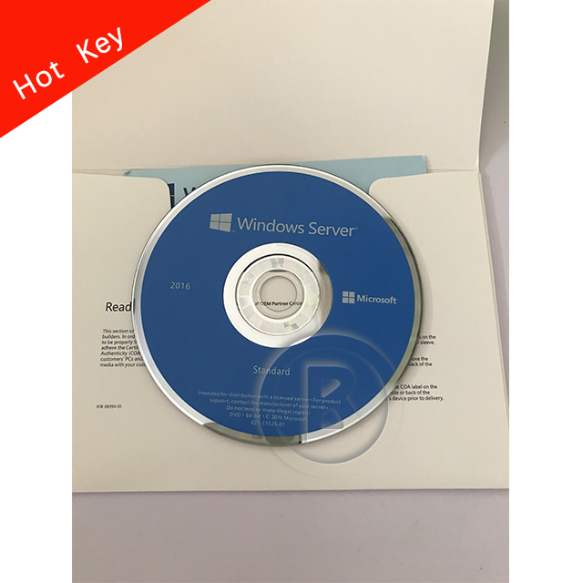 Высококачественный Windows-сервер 2016 Стандартный Win-сервер 2016 std OEM Полный пакет DHL Бесплатная доставка