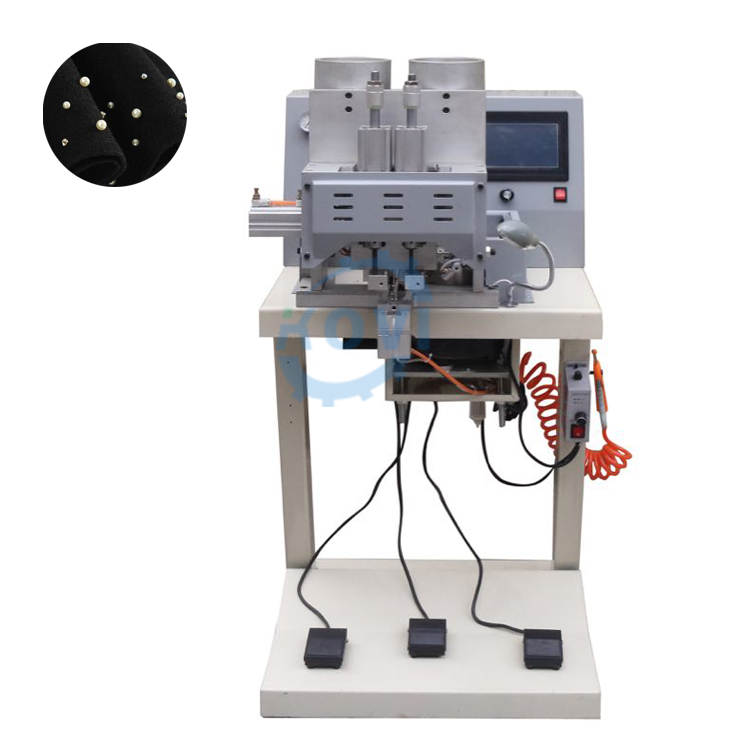 bead pearl setting machine automatic pearl & nail riveting machine