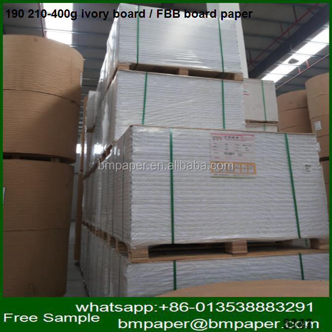 190 210 230 250-400gsm бумага цвета слоновой кости / слоновая кость доска бумажные / слоновая кость лист бумаги