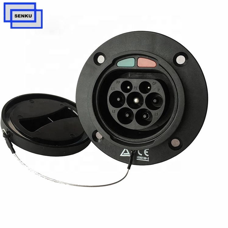 IEC 62196 32A розетки для зарядки электромобилей Ev Connect