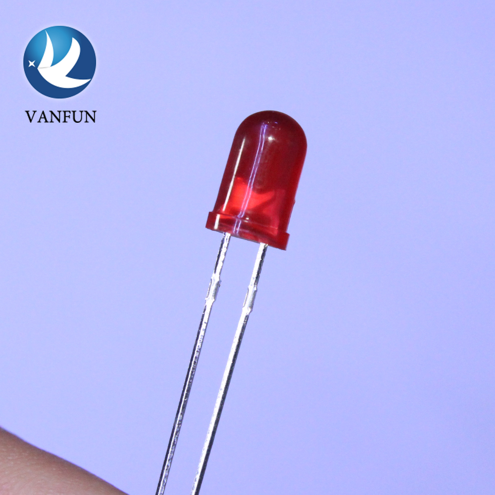 Низкое энергопотребление СИД диод 1,8-2,2 v 5mm 3mm красный диффузный супер яркий светодиод для общего освещения