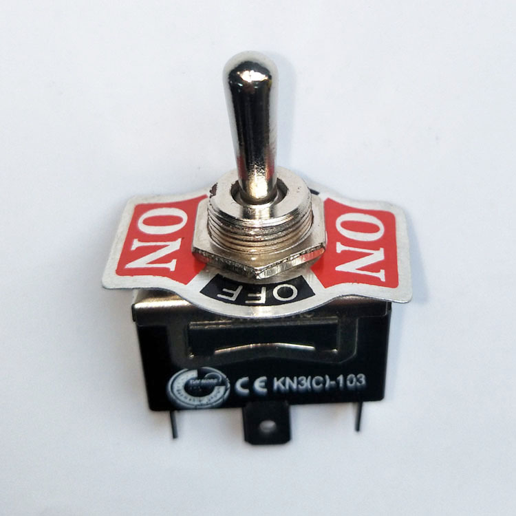 15A ~ 125VAC 10A ~ 250VAC ВКЛ-ВЫКЛ No деталя KN3(C)-103AP электрических инструментов 3 позиции тумблеры