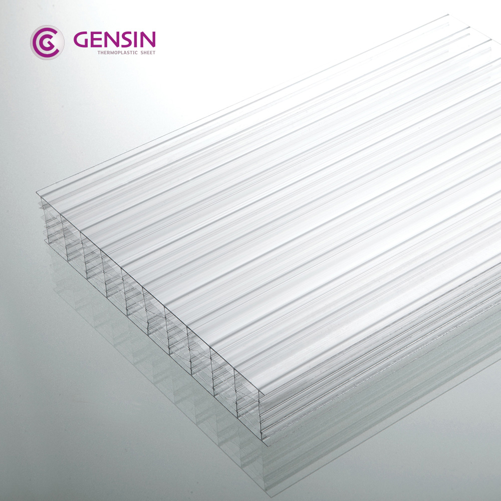 Lixin 8-wall diamond structure hollow PC sheet