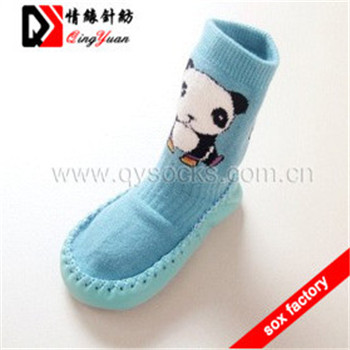 baby rubber sole sock shoes, rubber shoe socks for kids