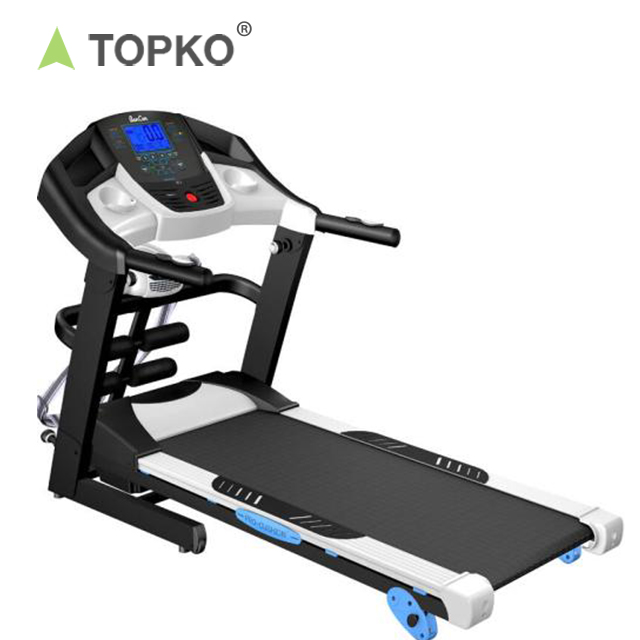 Topko коммерческого использования Высокое качество Моторизованный беговая дорожка автоматический наклон mp3 музыка функция беговой дорожке