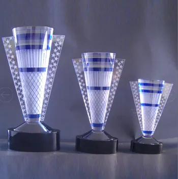 custom and unique The new style crystal glass trophy