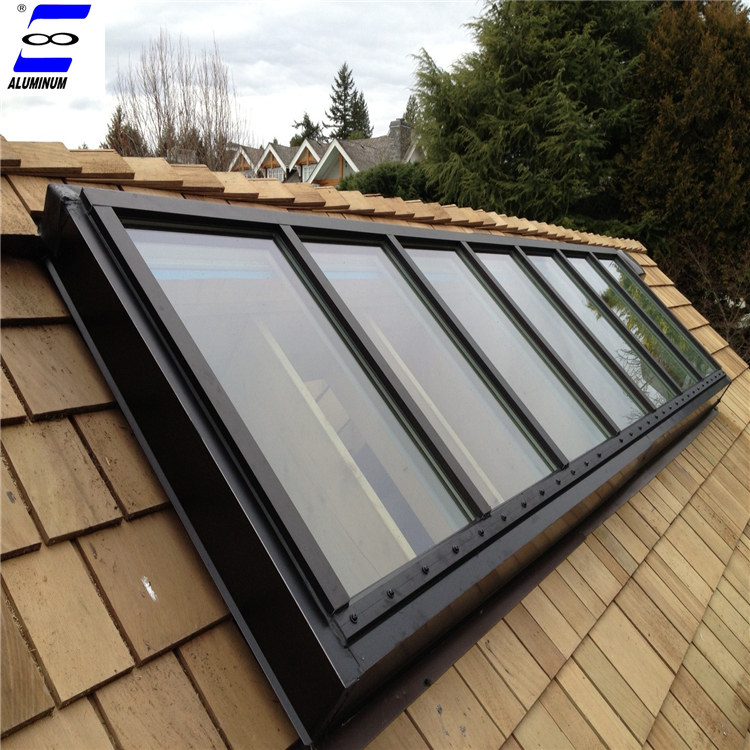 Алюминиевый skylight открыт окно мансардное окно конструкции