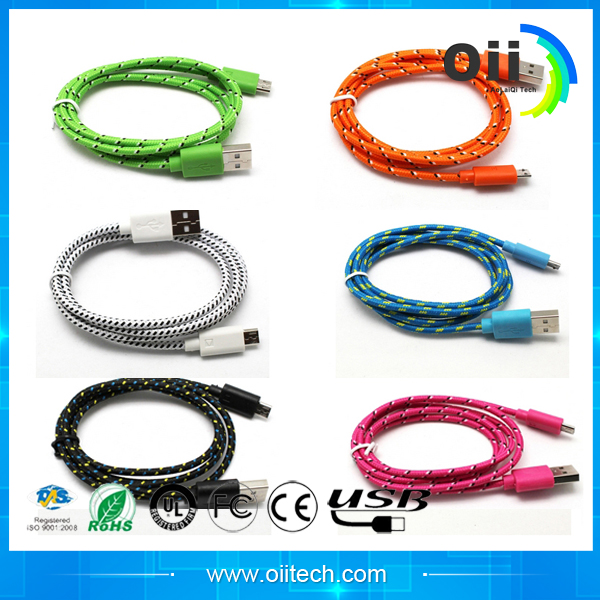 Всемирно известный HT осветления 4 core Micro USB кабель для 8pin Apple молнии кабеля