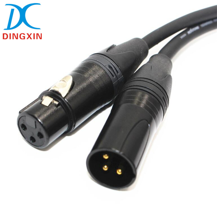 Оптовая продажа/OEM 3 Pin XLR микрофонный кабель штекер-гнездо M/F