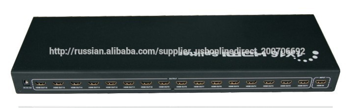 HDMI конвертер 1x16 1 InPort 16 выходного делителя HDMI