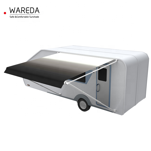 Синий ткань Roll Up Caravan RV Тент