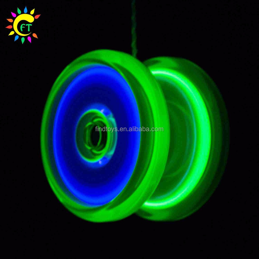 Пользовательский логотип печать светодиодный свет YOYO магический мигание Yoyo мяч для детей игрушки