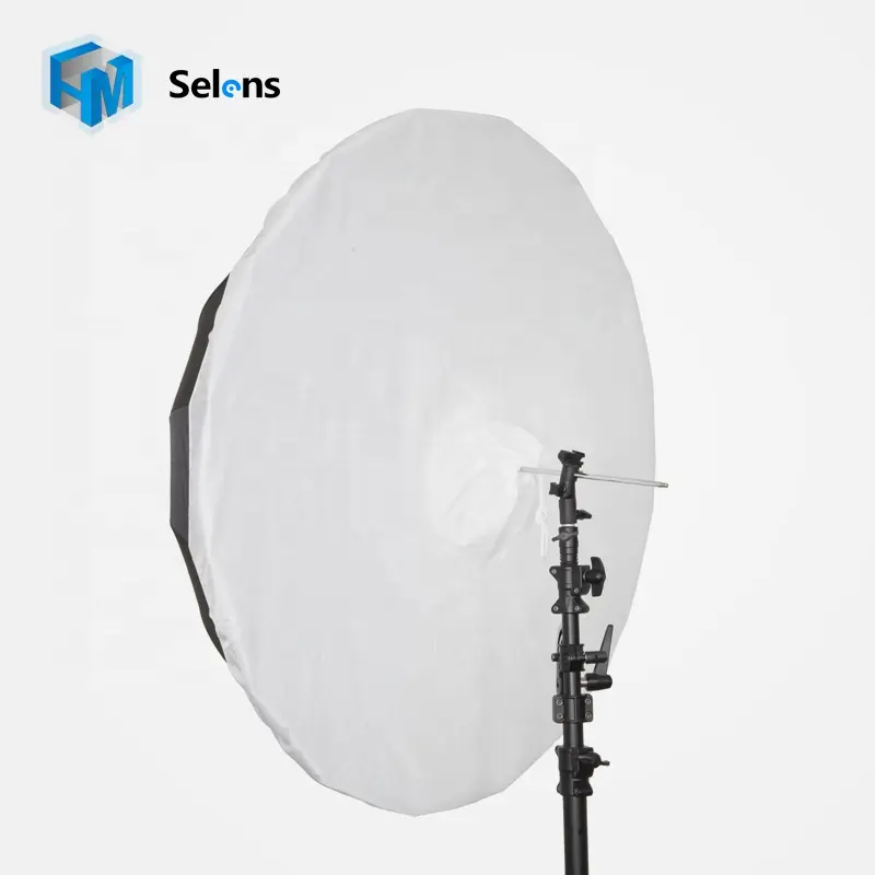 Selens Professional U41-R 16 Rib Parabolic Reflective Umbrella Softbox White Diffuser cloth only
