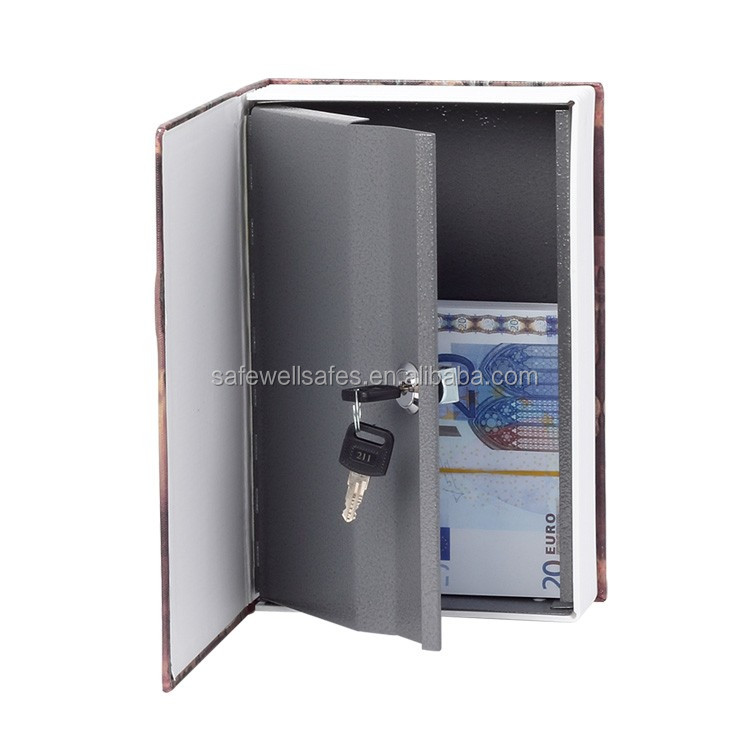 Safewell RW802B Скрытая книга для словаря безопасная со встроенным замком для ключей