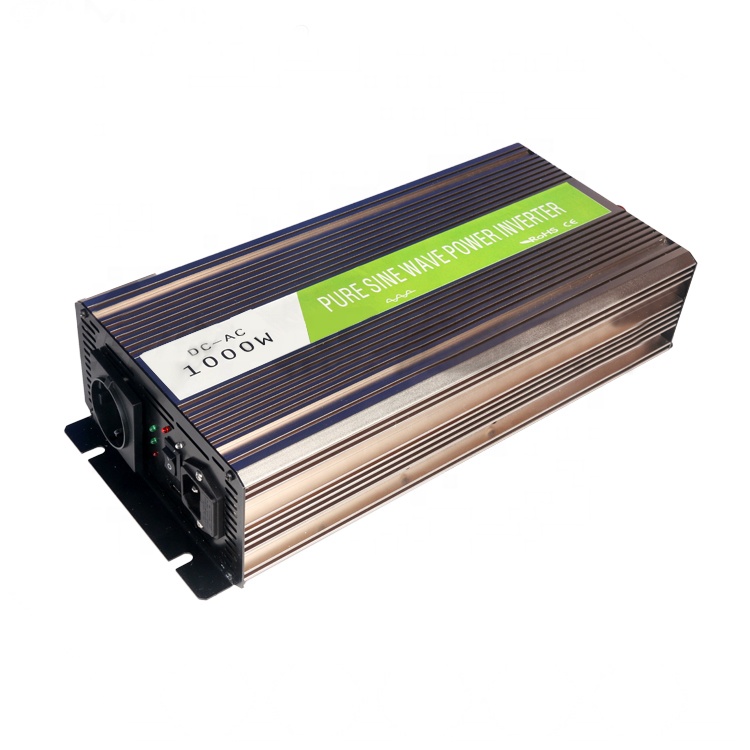 MINGCH Высокое качество 12V DC To 220V AC Чистая Синусоидальная волна 1000W инвертор мощности