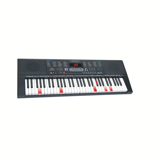 61 Key Multifunction music light up keyboard synthesizer with lighted keys