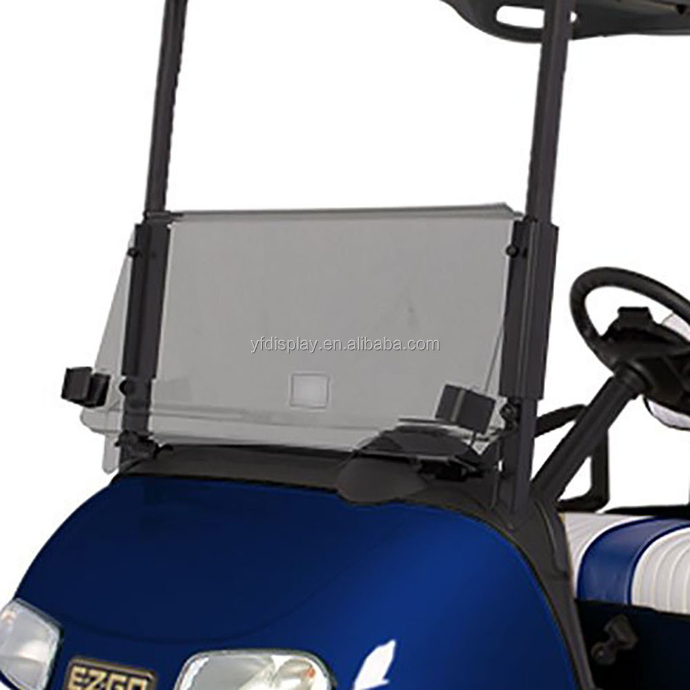 Clear Color PC Acrylic RXV Golf Car Windshields