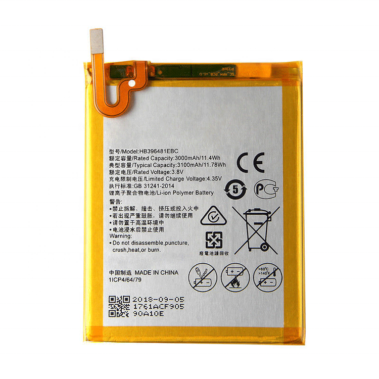 3,8 в 3100 мАч HB396481EBC Сменный аккумулятор для Huawei HONOR 5X GR5 G7 Plus G8 G8X аккумулятор