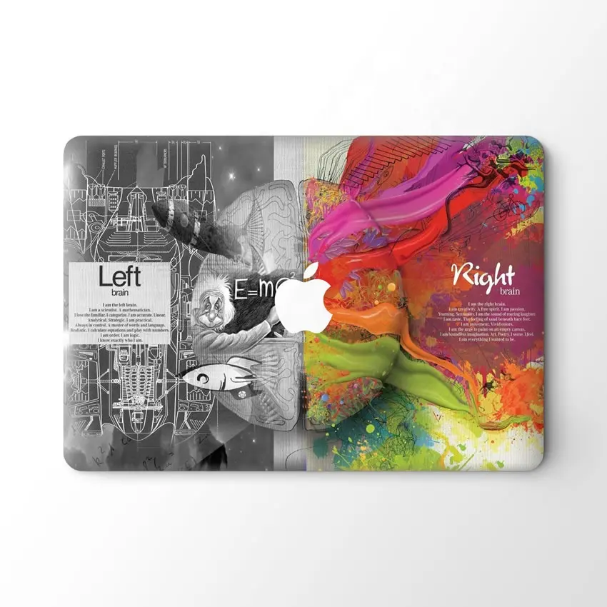 Hot Sale Private Logo  Full Printing PVC 14 15.6 Laptop Skin For Apple Laptop Core i7 8gb Macbook Pro Air Retina 11''12''13''