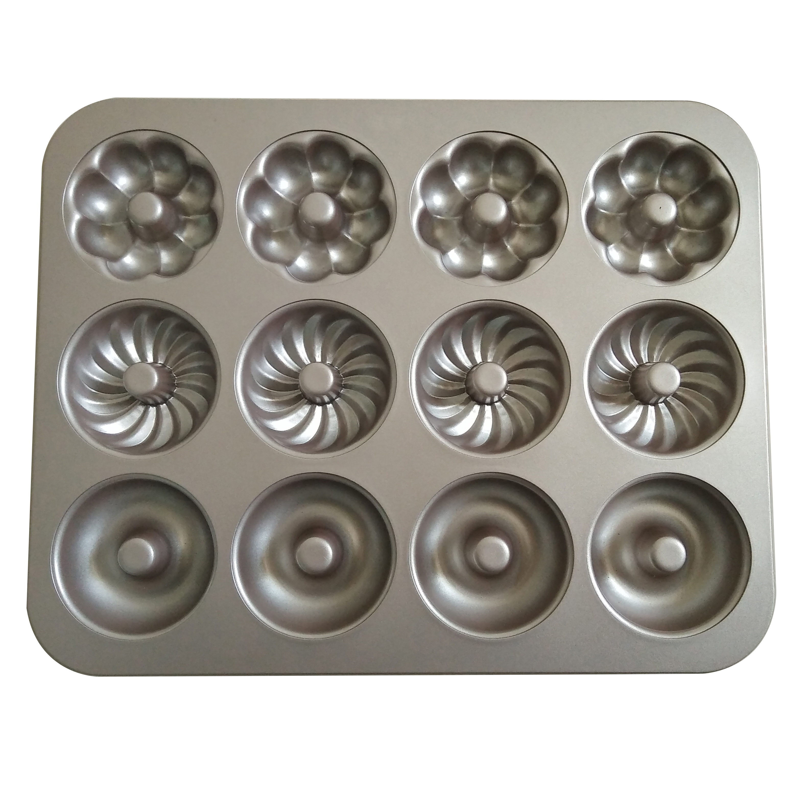High quality and non-stick 12 mold cake mold