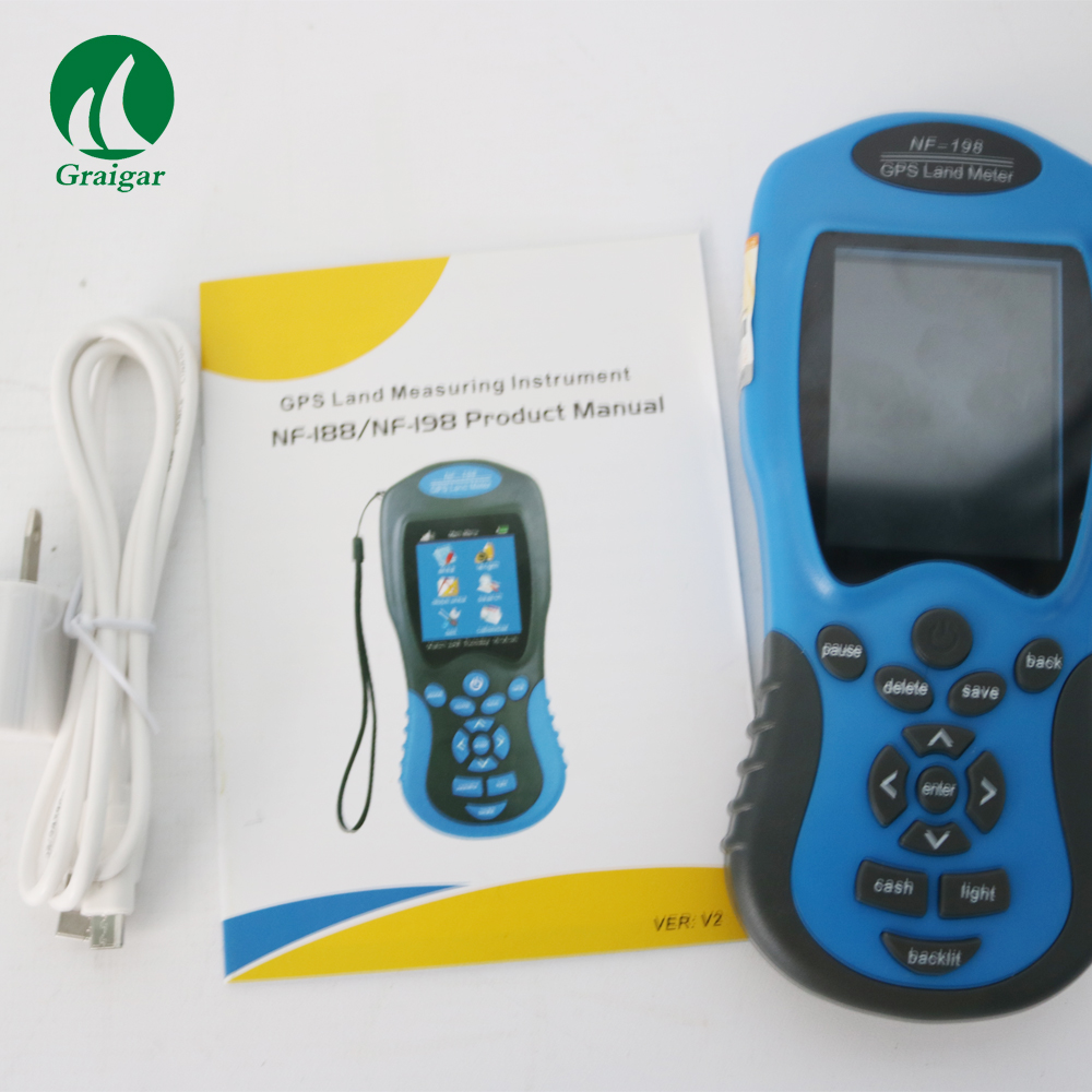 GPS наземный метр NF-198 измерять площадь длина горных земель, наклон плоское поле