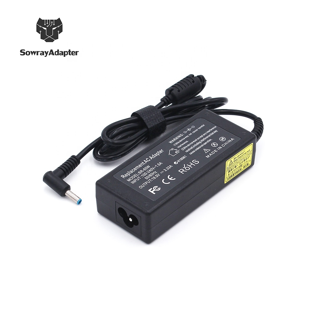 65W 19.5V 3.33A Blue tip 4.5*3.0mm for HP laptop charger