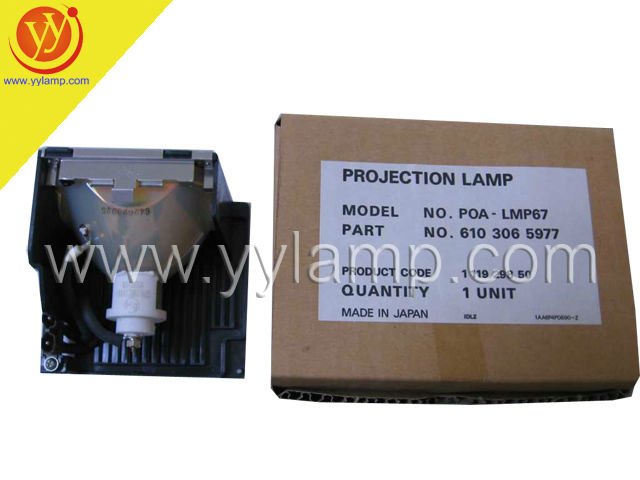 SANYO POA-LMP67 610 306 5977 Оригинальная лампа проектора для SANYO PLC-XP50 PLC-XP55