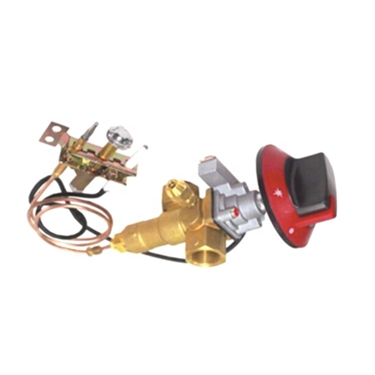 Whole sets 100000BTU LPG/NG gas oven stove Inlet valve pilot burner and Knob