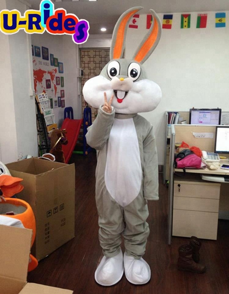U-Rides OEM Grey Rabit carnival costume children For party