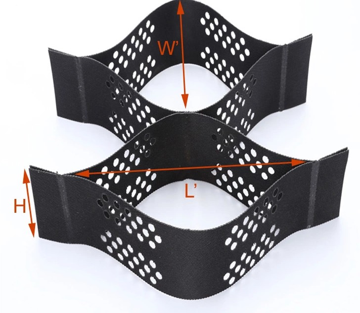 Прочный гибкий пластиковый geocell HDPE для пористого покрытия