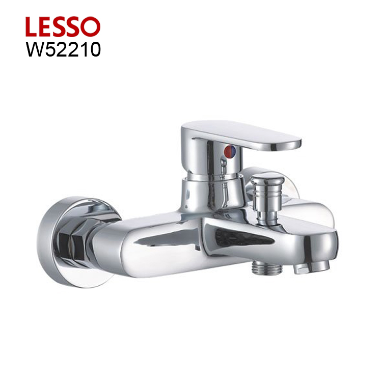 LESSO W52210 Однорычажный и прочный полированный хромированный латунный Смеситель для ванны