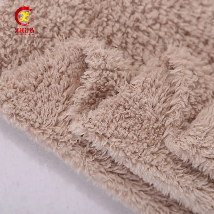 Wholesale SHU fleece fabric double sided polyester velvet fabric