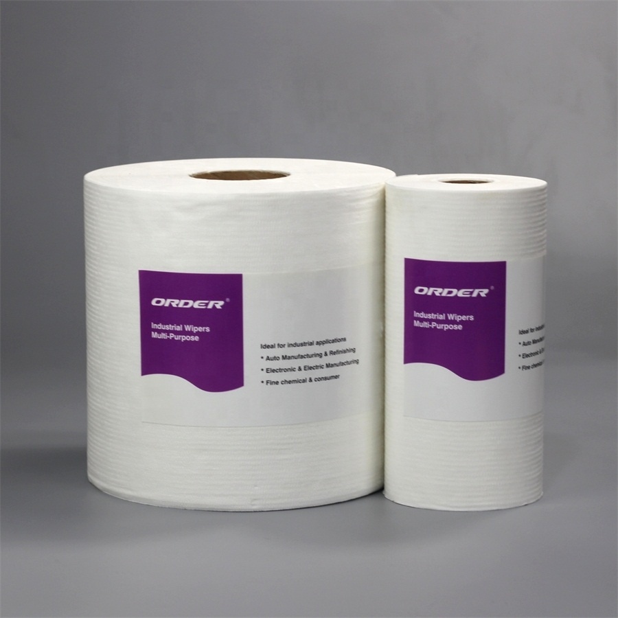 Powder metallurgy industry cleaning oil non-woven Wiping Roll Cloths