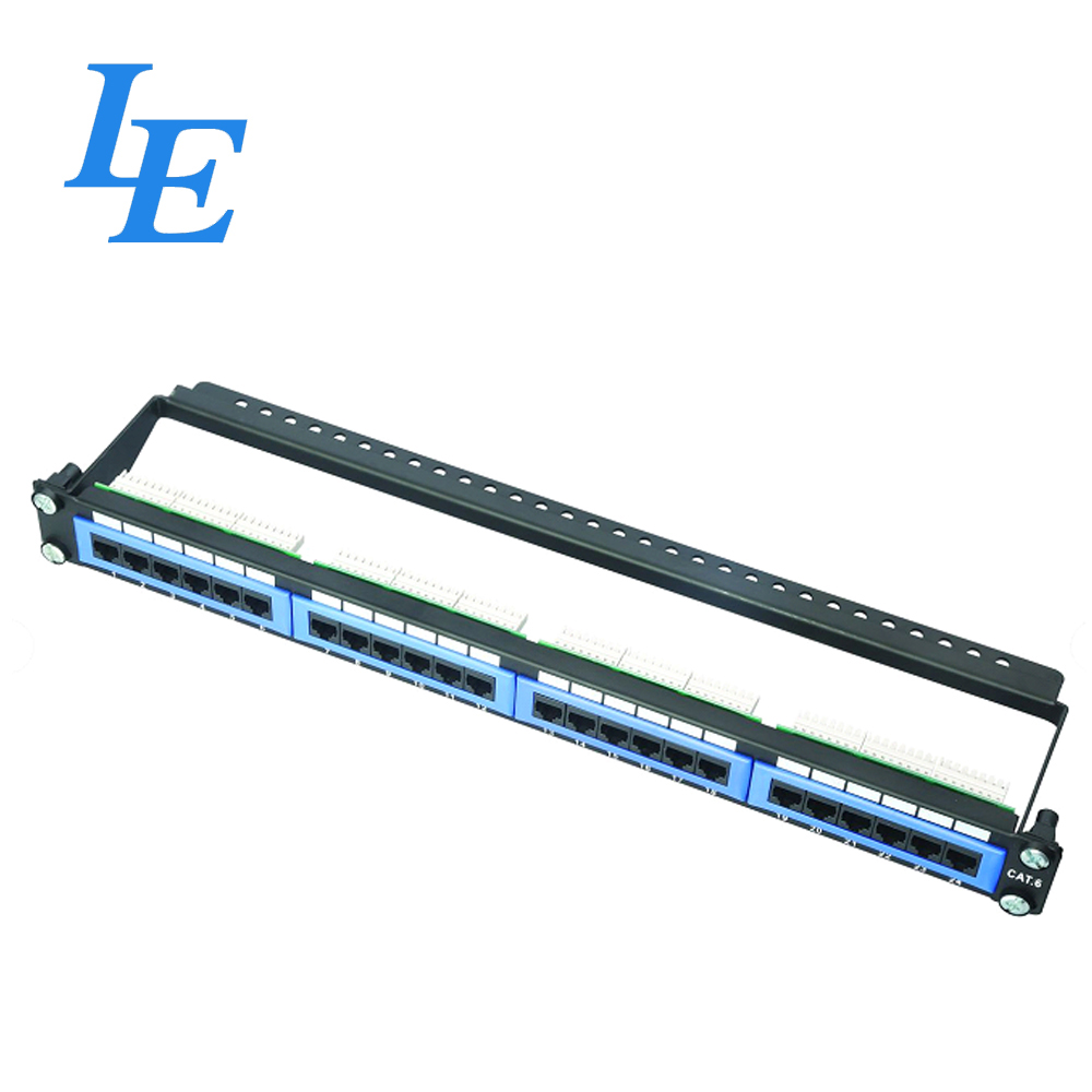 1U Cat6 24 порта патч-панели