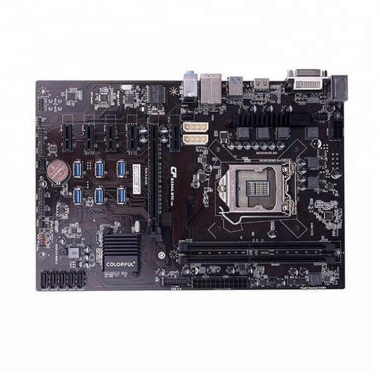 Цветная Материнская плата Intel C.B250A-BTC V20 Mining для настольного компьютера