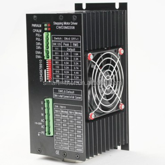 CWD3M2208 цифровой 3 фазы Драйвер Шагового Электродвигателя, 110VAC для 220VAC , 8.2A