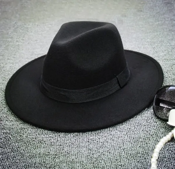 The Latest Lady Felt Fedora Hat Felt Floppy Hat Wholesale