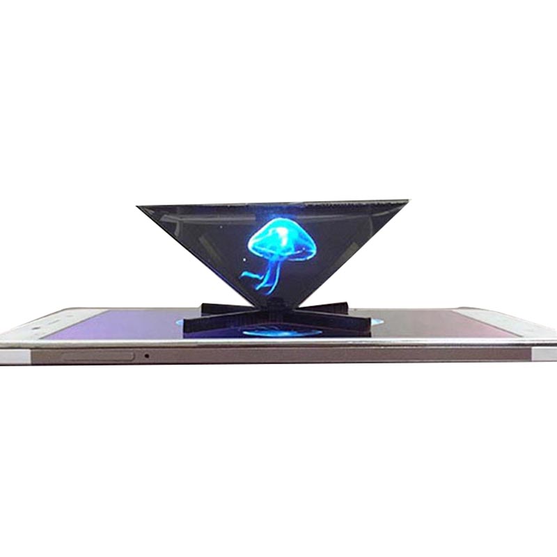 2020 creative and cheap advertising hologram display 3d pyramid viewer 3D holographic projection