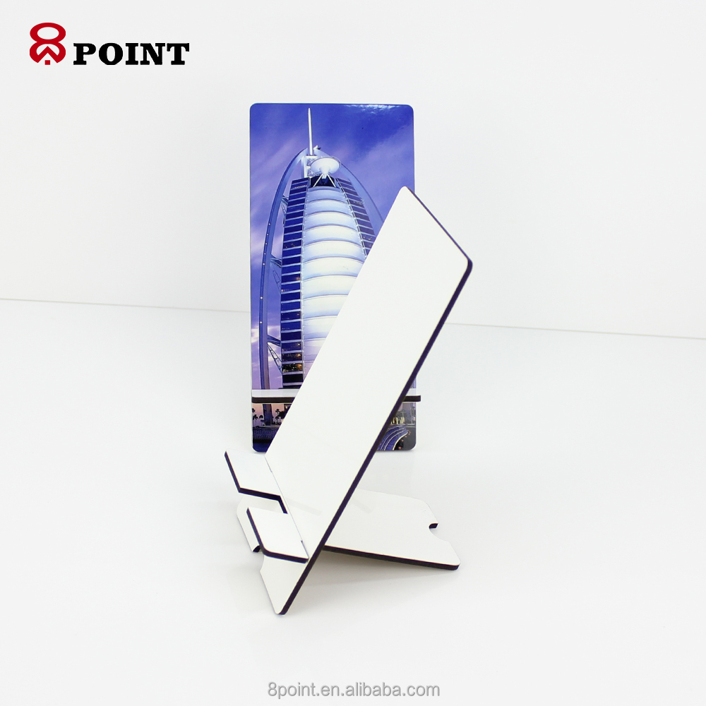 sublimation MDF wooden cellphone holder mobile phone stand