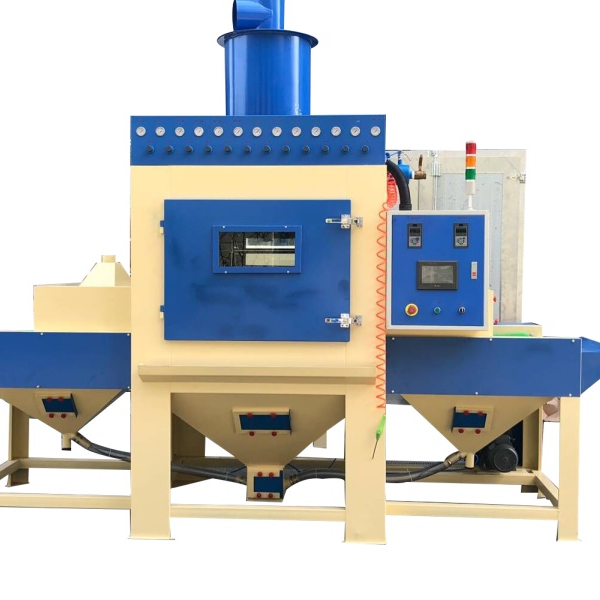 CL-2804-8A PLC автоматический конвейер sandblaster, машина для удаления ржавчины, шкаф