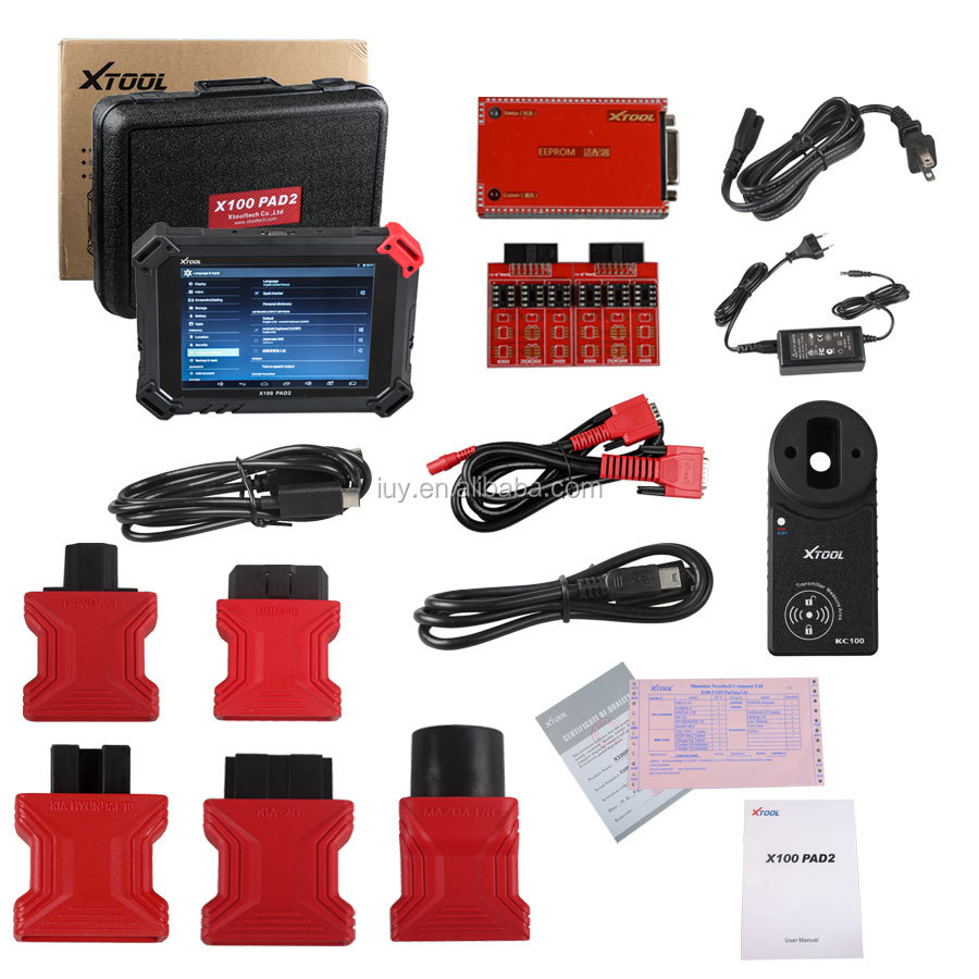 XTOOL X100 Pad2 авто ключ программист X-100 PAD2 авто ключ Программирование комплект с функцией IMMO