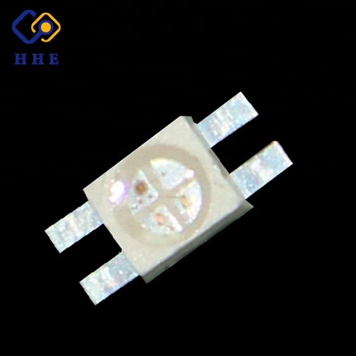 Высокая яркость реверсивное прикрепляющееся 4-контактный 6028 RGB smd светодиодные лампы для игровая механическая клавиатура
