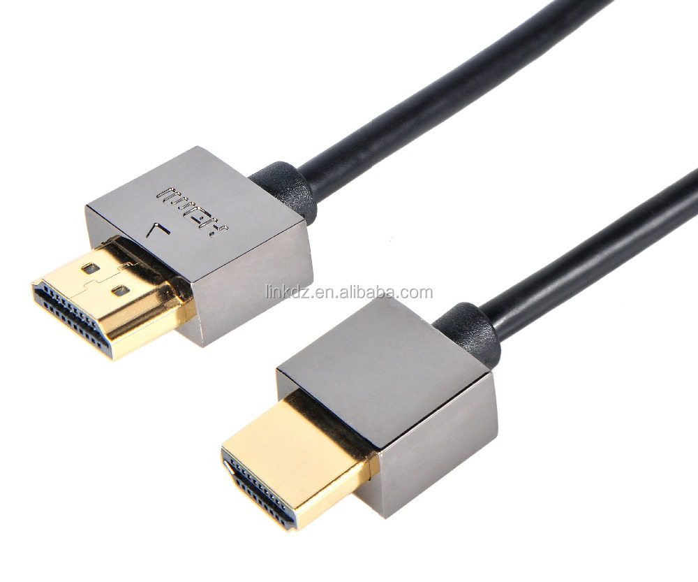 8K ультратонкий высокоскоростной M/M HDMI-HDMI кабель HDTV 2160P @ 60 Гц с сертификатами CE ROHS для приставки PS4