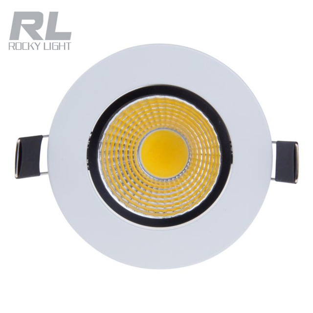 Вт 5 светодио дный W COB LED потолочное утопленное пятно свет холодный белый Высокая светодио дный яркость светодиодный вниз свет с AC85-265V