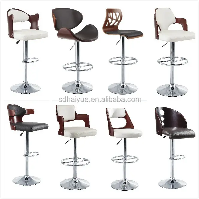 2021 New contemporary design bar stools with comfortable round seat